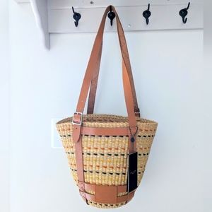 rag bone Bags Rag Bone X Aaks Straw Tote Poshmark